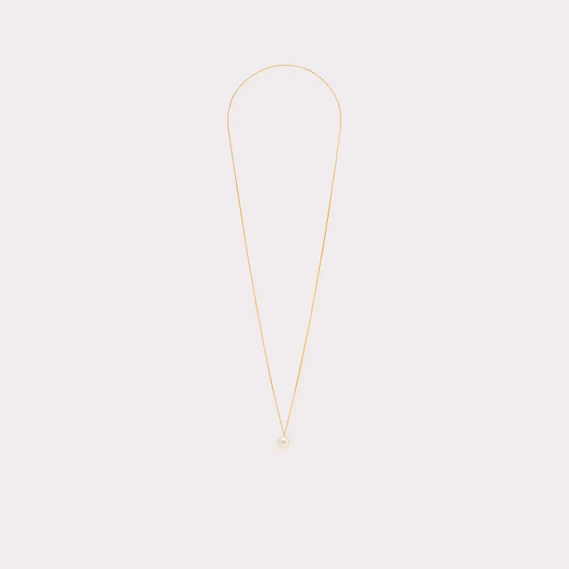 18kt Yellow Gold Necklace With Large Freshwater Pearl