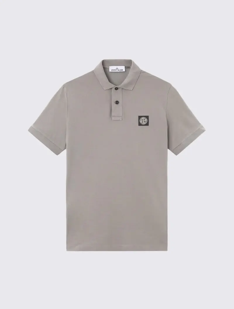 2200005 Slim-Fit Polo Shirt with Compass Patch