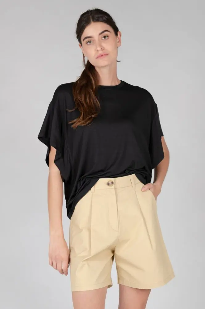 24Colours - Beige Shorts - 60716