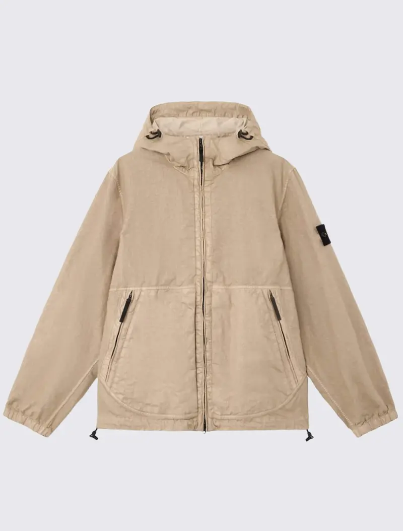 4100053 Hooded Jacket in Nylon Panama-TC