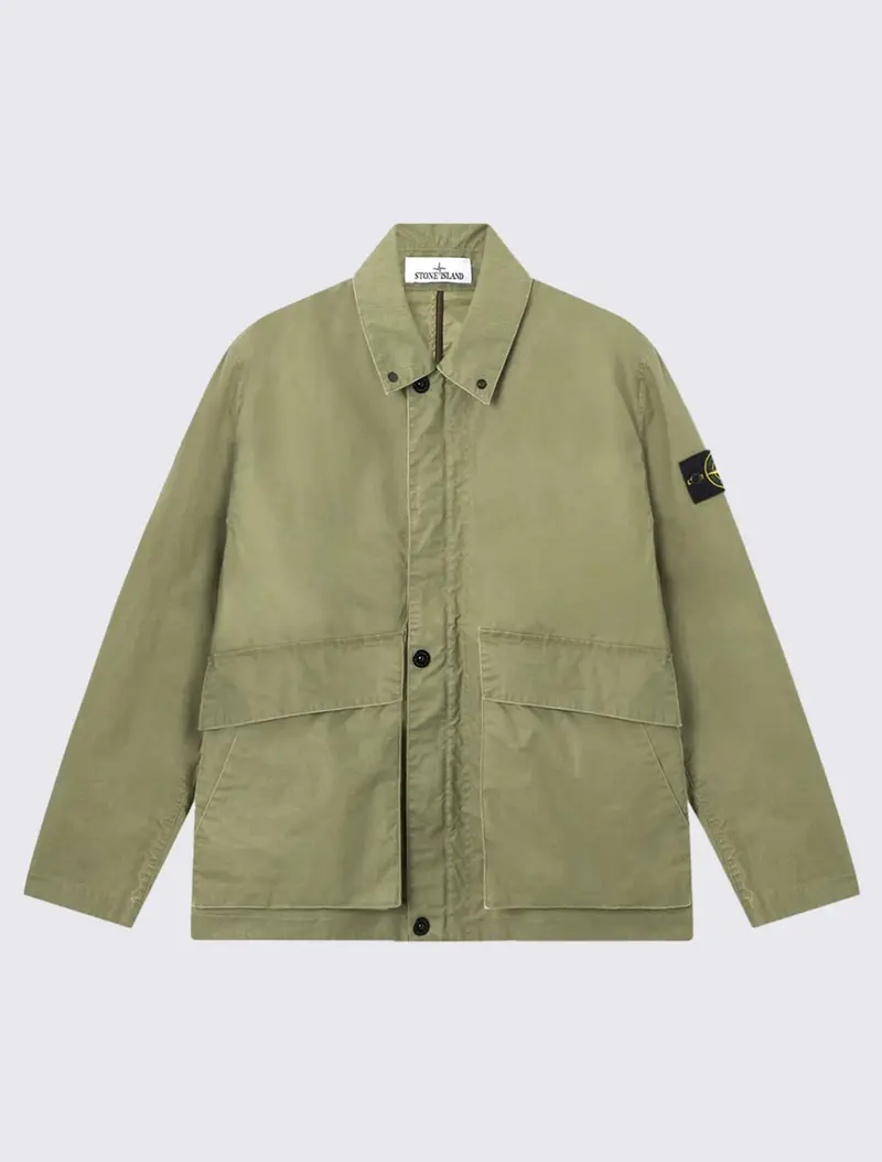 4100054 Coach Jacket with Pigmented Wax Coating