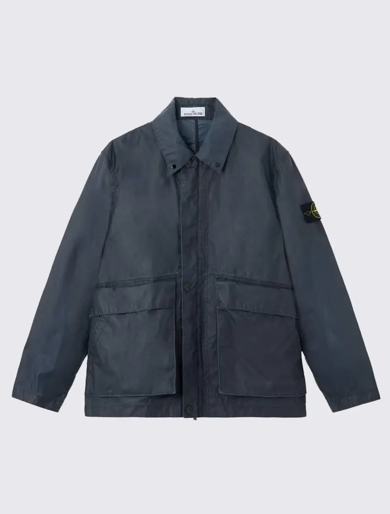 4100054 Coach Jacket with Pigmented Wax Coating