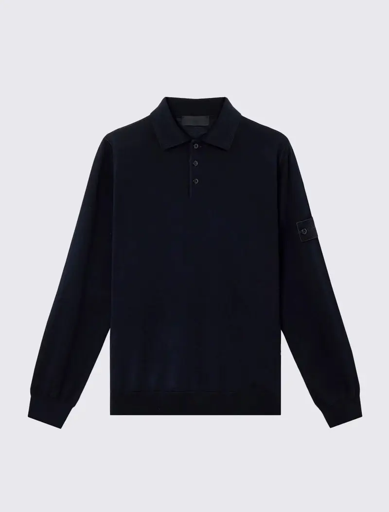 5100076 Ghost Long-Sleeve Polo Jumper