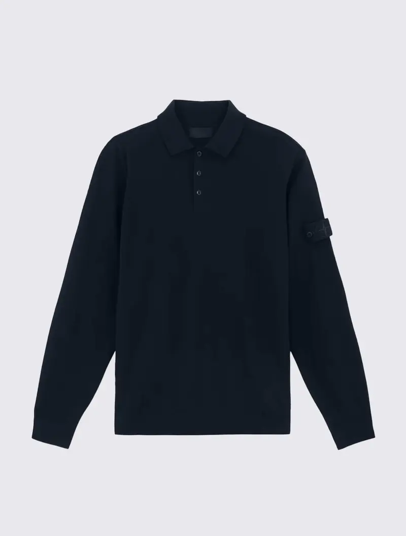571FC Ghost Piece Polo Neck Jumper