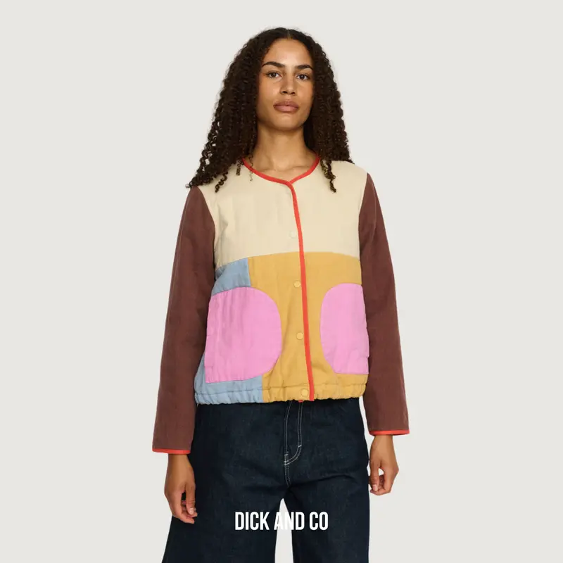 77360 Quilted Block Jacket