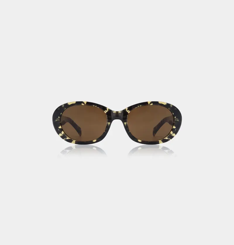 A. Kjaerbede sunglasses anma black/yellow tortoise