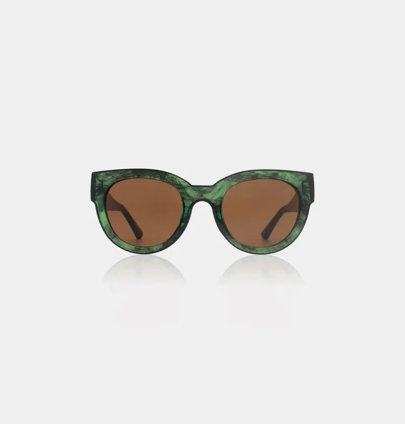 A. Kjaerbede sunglasses Lilly green marble transparent