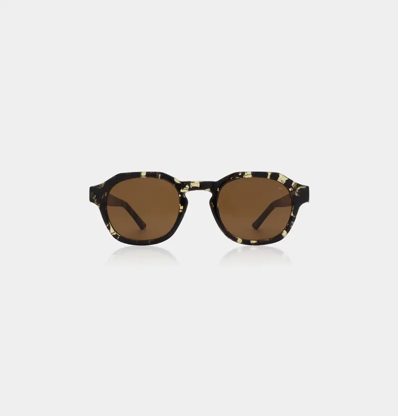 A. Kjaerbede sunglasses zan black/yellow transparent