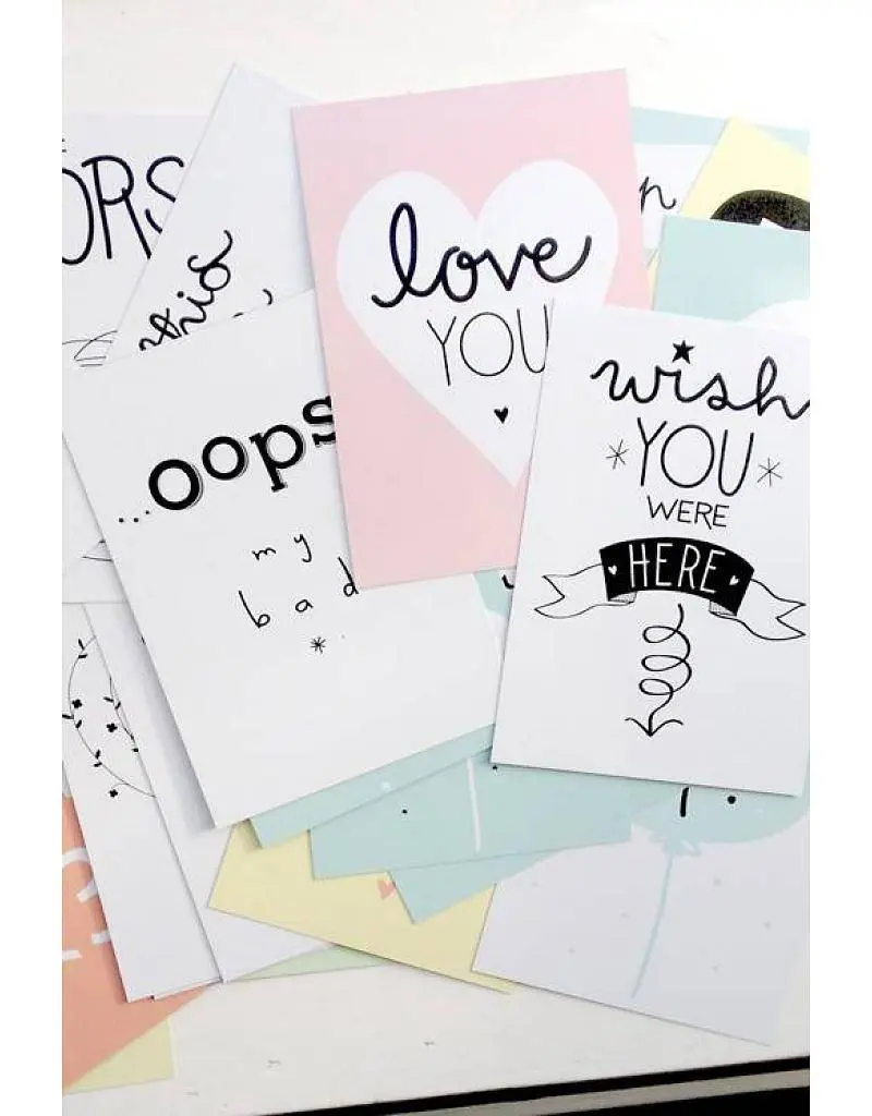 A Little Lovely Company Selfiecards