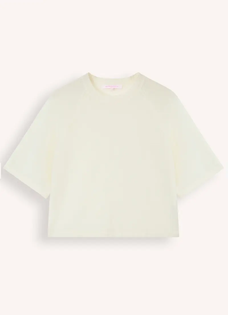 Absolut cashmere leana short sleeve shell