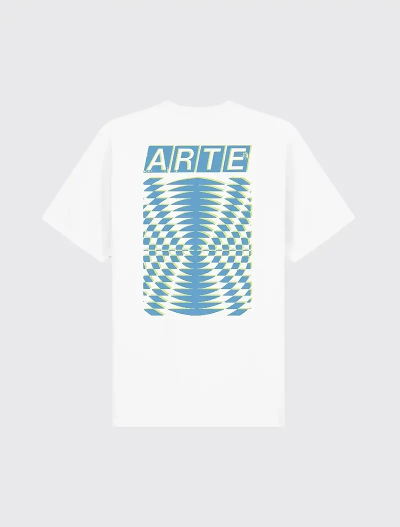 Abstract Back Print T-shirt
