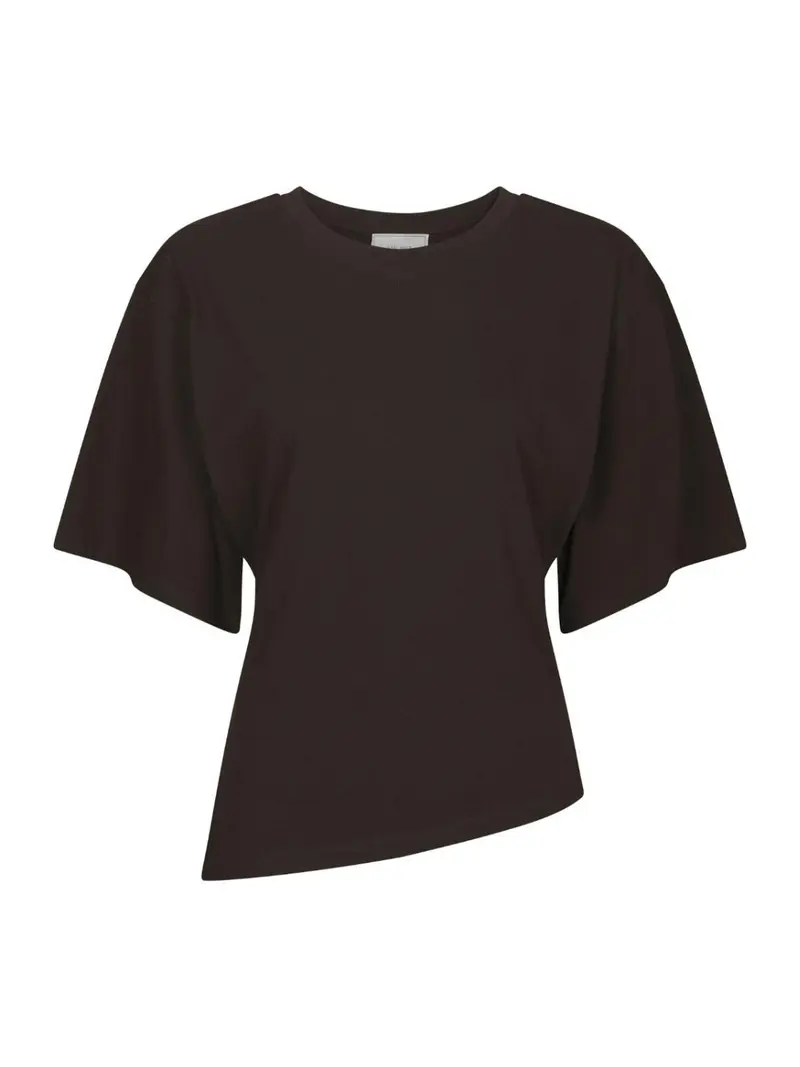 Alira boxy tee dark brown