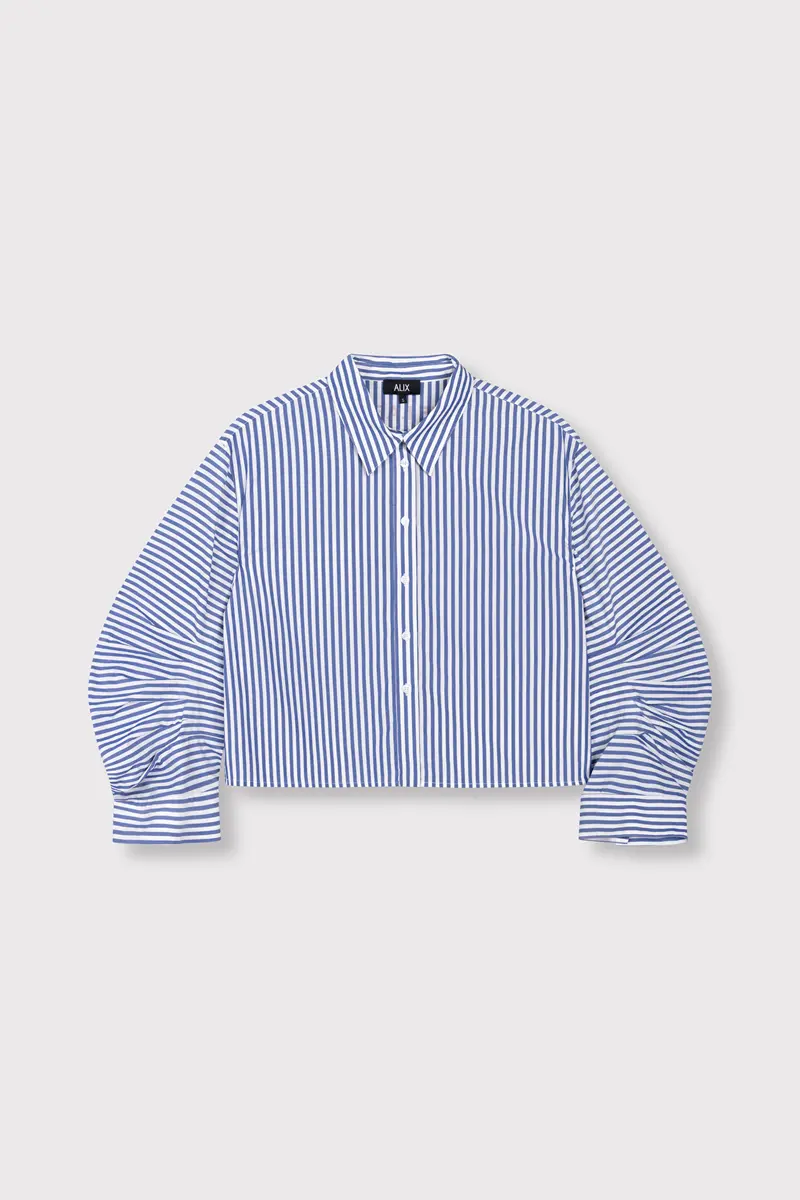 Alix the Label - Fancy Striped Blouse royal blue