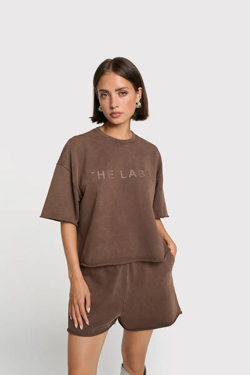 Alix the Label sweat shirt bruin