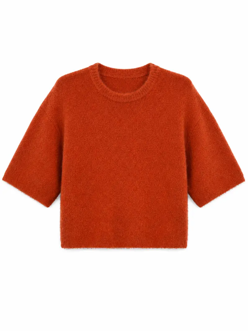 Alpaca Top Silvi Brique