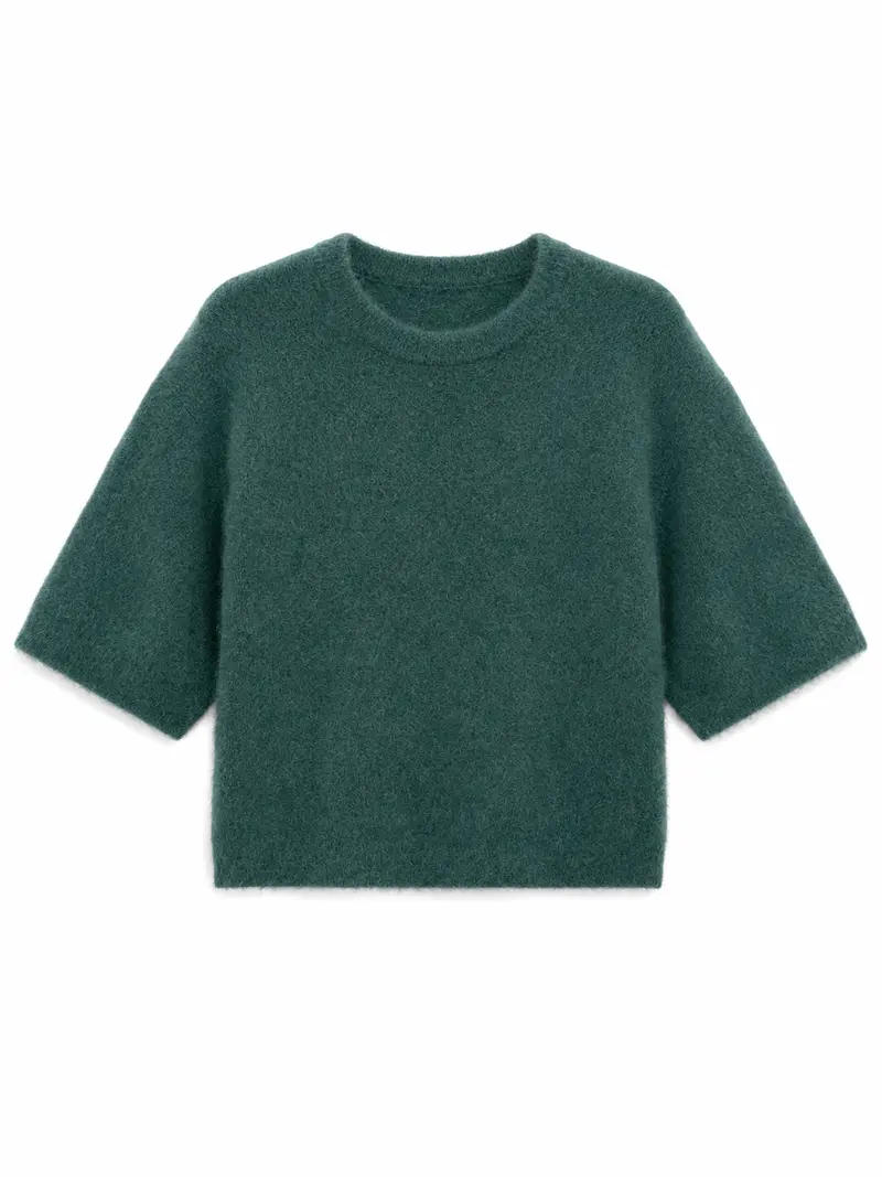 Alpaca Top Silvi Flessengroen