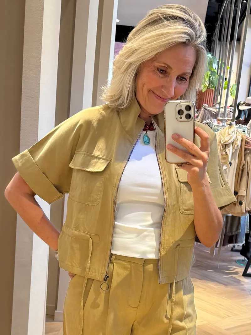 Ambika Gilet Iris Khaki