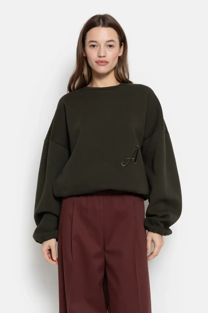 Âme antwerp Ome sweatshirt forest green