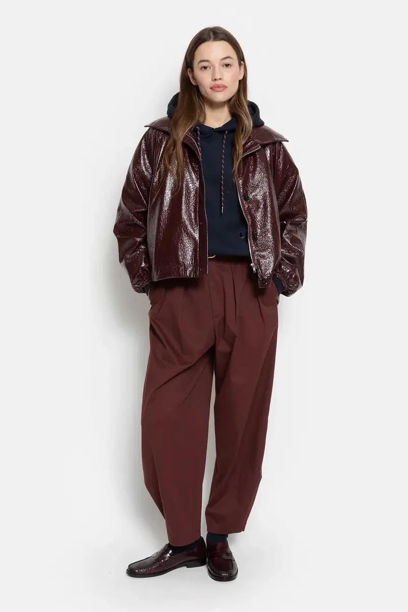 Âme antwerp onana outdoor jacket burgundy