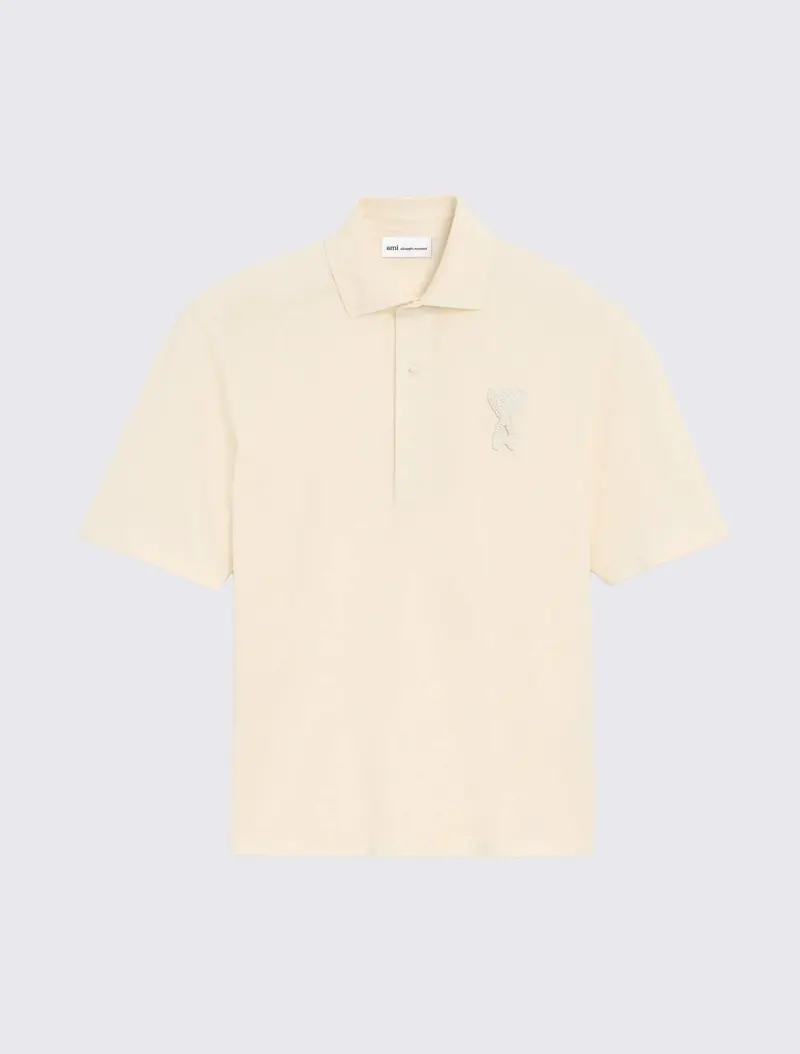 Ami de Coeur Knitted Patch Polo