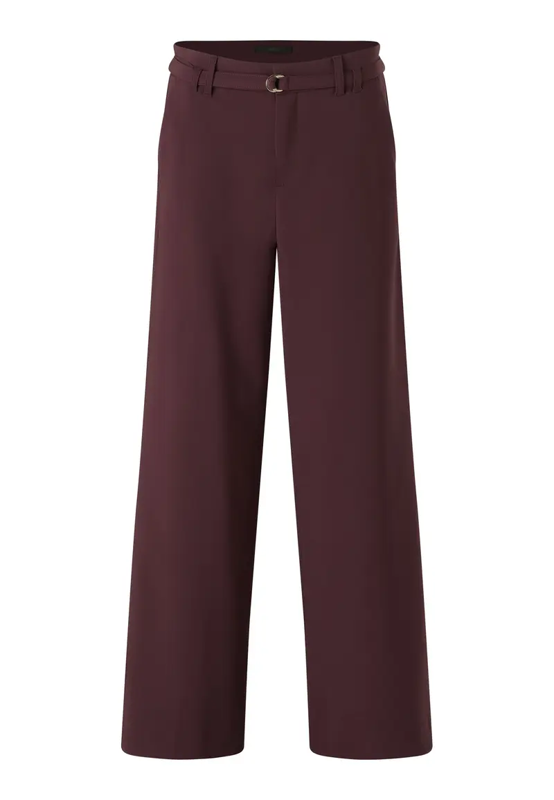 ANGELS JEANS LIVA SLEEK WIDE LEG deep wine