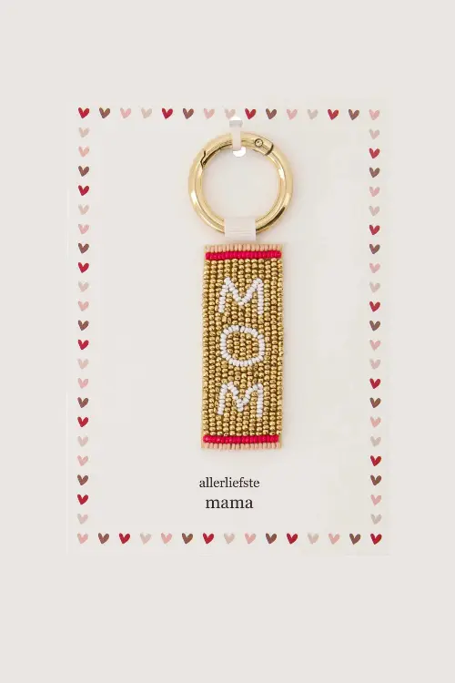 ansichtkaart sleutelhanger mom