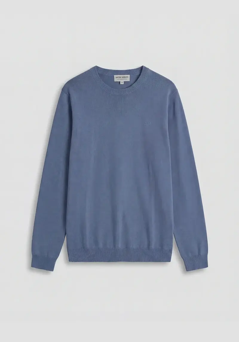 Antony Morato - Longsleeve knit blauw