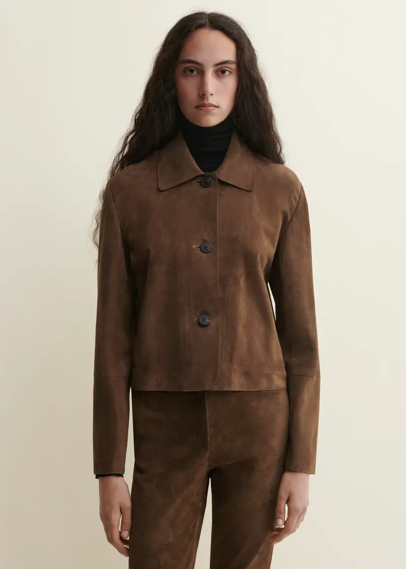 Arma | Emy Jacket Goat Suede Saddle