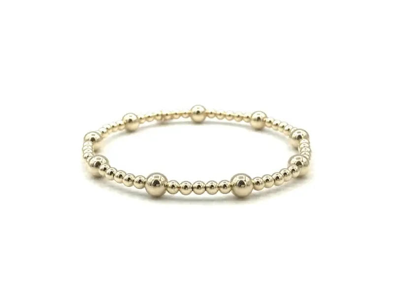 Armband Lous met real gold plated balletjes