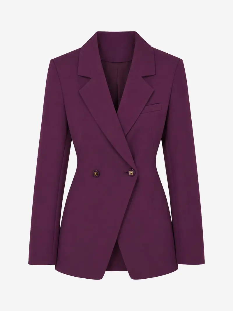 Ashira blazer grape wine