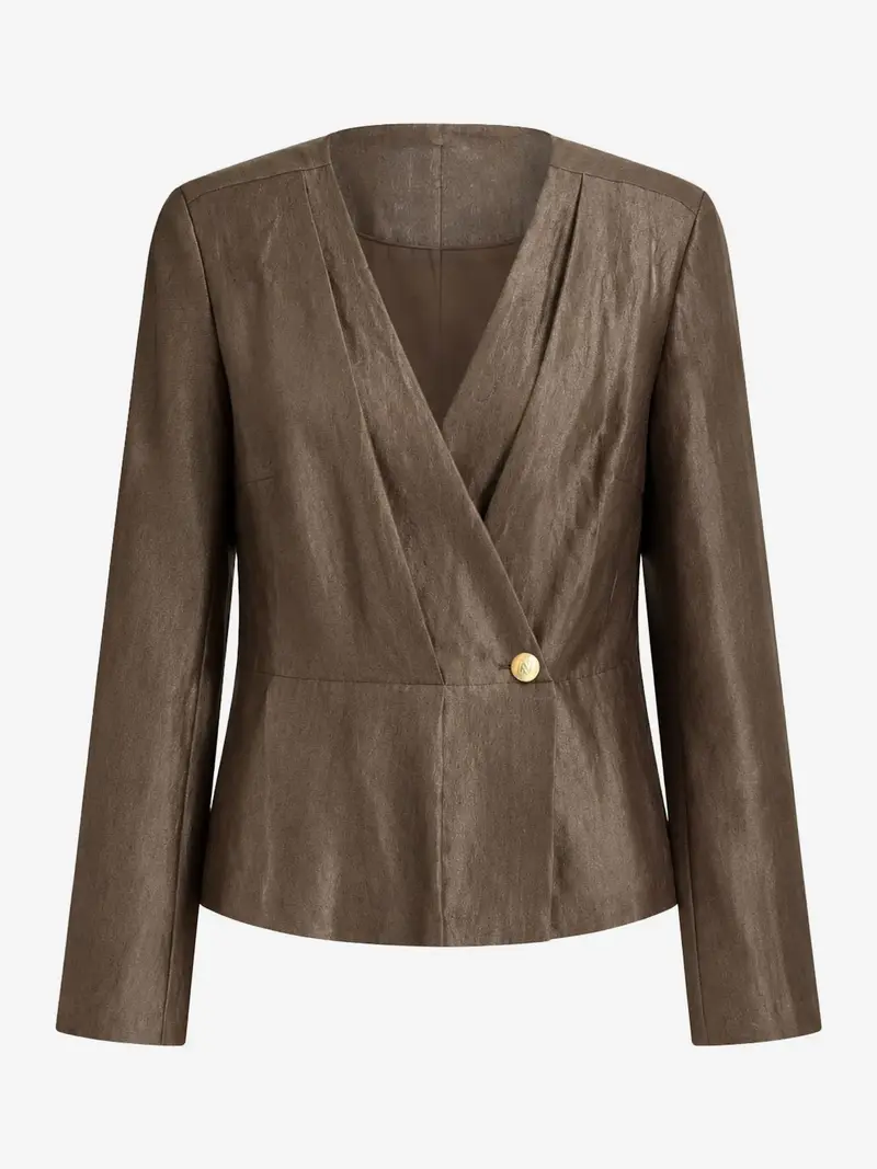 aymee blouse chocolate chip