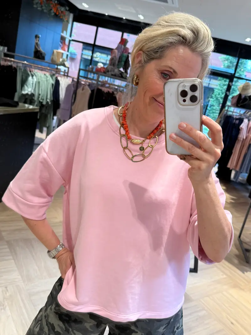 Azzurro Sweater Mia Licht Rose