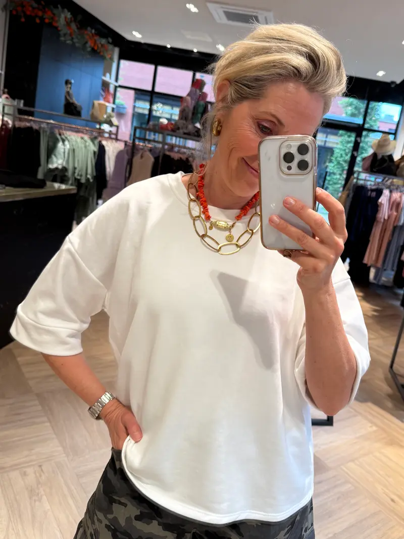 Azzurro Sweater Mia Off White