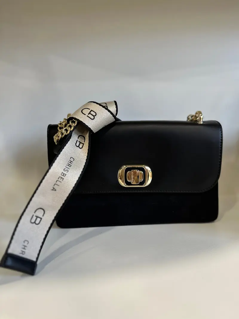 Bag gold details CB2608 Black