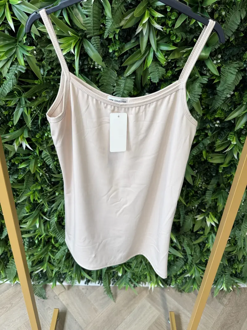 Basic hemdje uni beige