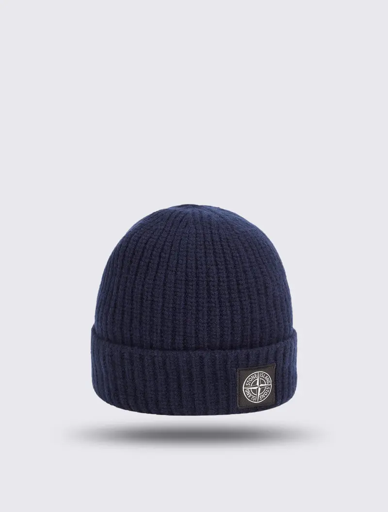 Beanie in Ribbed Geelong Wool