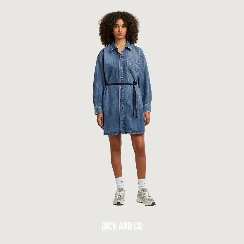Belted Oversized Spijkerjurk