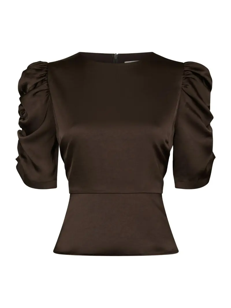 Benua heavy sateen blouse