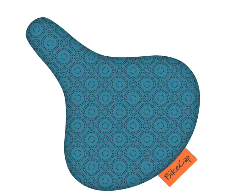 Bikecap zadelhoes petrol circles