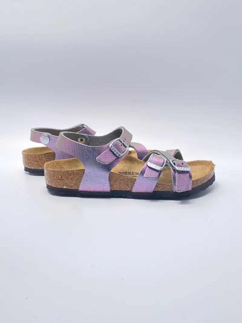 Birkenstock kumba saffiano iridescent viola lila