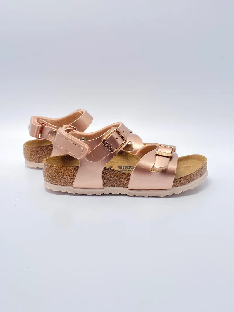 Birkenstock Rio AS kids electric metallic Copper