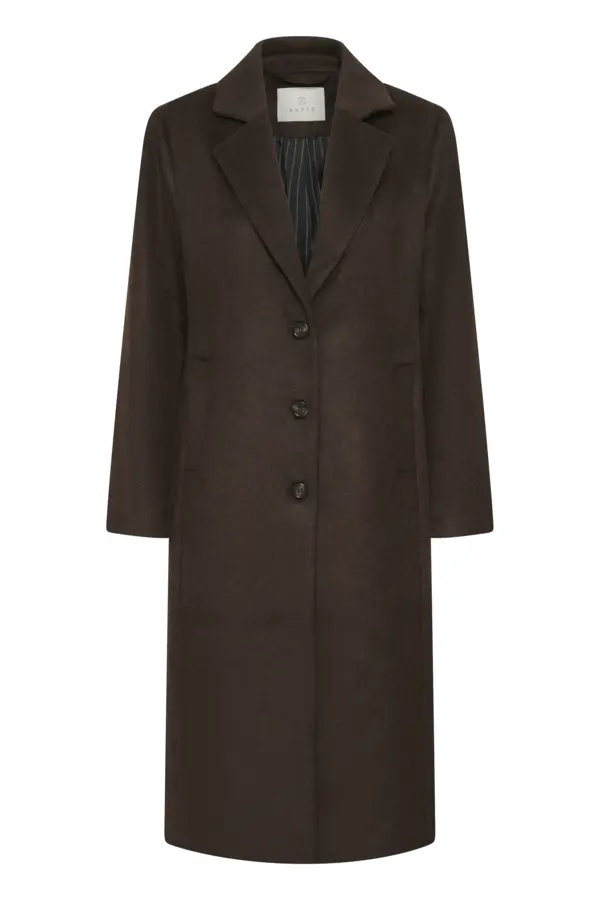 Blazer coat kaninna 10511875 Coffee bean