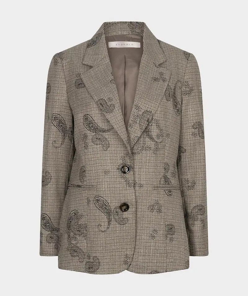 Blazer paisley check
