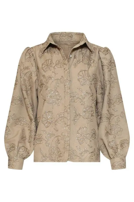 Blouse 26588 taupe