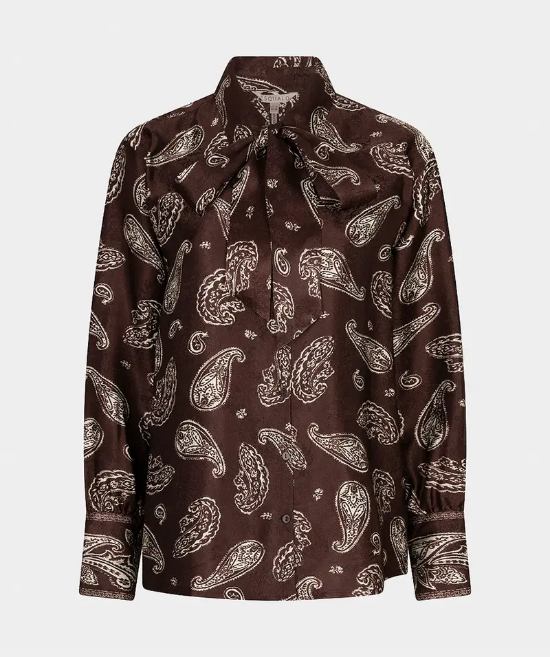 Blouse bow warm F26.14505 Print