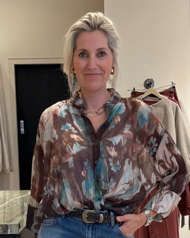 Blouse Dani Bruin Dessin