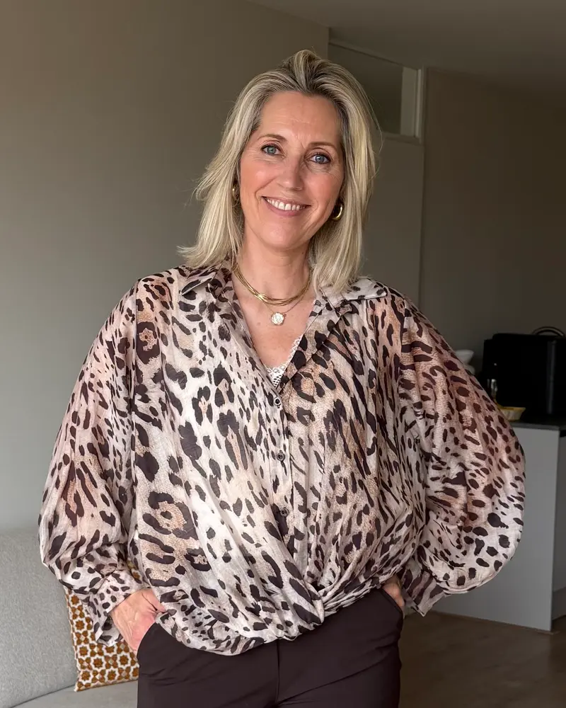 Blouse Dani Luipaard Dessin