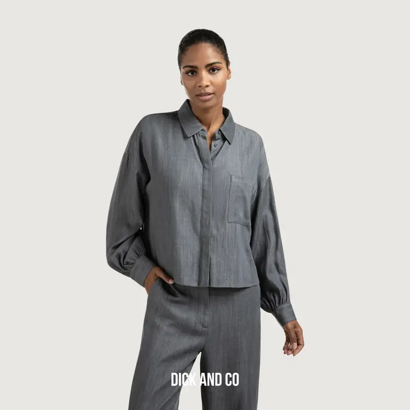 Blouse met borstzak (01-201169-508)
