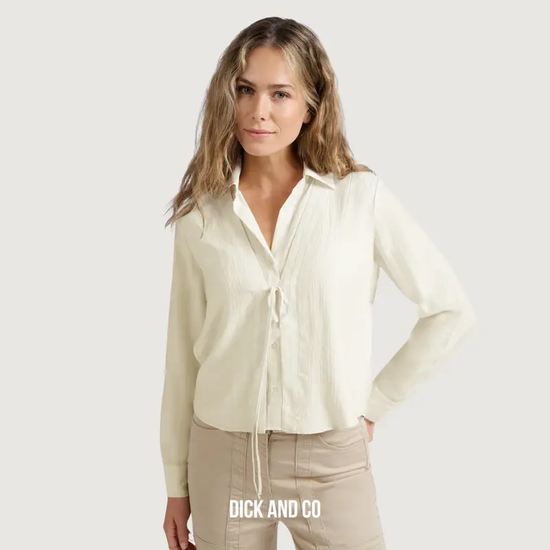 Blouse met strikdetail (01-201144-503)