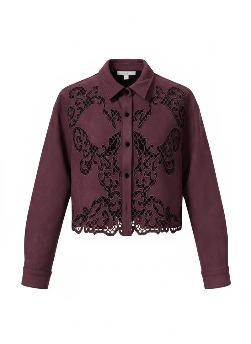 Blouse Noa Suedine | Brown